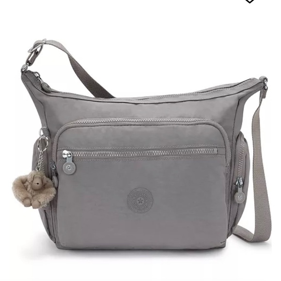 Kipling Handbags - 🆕 Kipling Gray Monkey Crossbody Purse Bag
